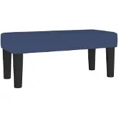 vidaXL Banc Bleu 70x30x30 cm Tissu