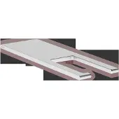Keuco Distributeur de papier toilette EDITION 400 ouvert avec tablette alu sil-elo