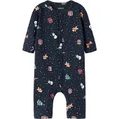 Name it Pyjama 'NBNVISMAS' bleu marine / sapin / rouge foncé / blanc