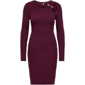 ONLY Robes en maille 'ONLFlou' bordeaux