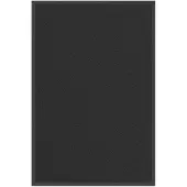 vidaXL Paillasson noir 60x90 cm