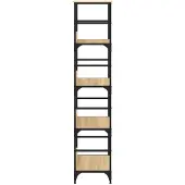 vidaXL Bibliothèque chêne sonoma 50x33x153 cm bois d'ingénierie