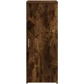 vidaXL Armoire de rangement chêne fumé 40x45x103,5cm bois d'ingénierie