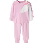 Name it Pyjama 'NMFRETEQ' rose / rose / blanc
