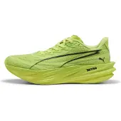 Puma Chaussure de course 'Deviate Pure NITRO' citron vert / noir