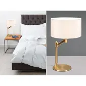 TRIO 514400108Lampe de table 'Cassio'laiton (E27)