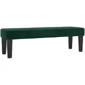 vidaXL Banc Vert foncé 100x30x30 cm Velours