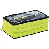 Eberhard Faber 577571 Trousse d'écolier Triple Decker Race Car, 36 pièces