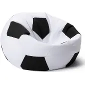 Lumaland Pouf de football Luxury - Coussin de siège de football de haute qualité de la gamme Comfortline - petit
