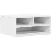 vidaXL Support d'impression blanc 49x40x22,5 cm Bois composite
