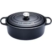 Le Creuset Cocotte Ovale 29 cm Noir Mat
