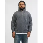 Jack & Jones Plus Pull-over 'JORNORREBRO' gris foncé