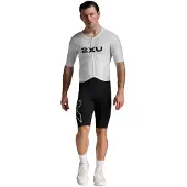 2XU Light Speed React Short Sleeve Trisuit Noir S Homme