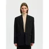 Selected Oversize Blazer Femme Le noir 44
