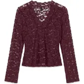 Vero Moda Chemisier 'VMDea' bordeaux