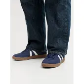 Jack & Jones Baskets basses 'JFWKIRK' bleu marine / blanc