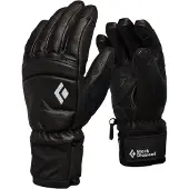 Black Diamond - Gants de freeride en PrimaLoft&reg; - W Spark Gloves Black / Black en Cuir - Taille XS - Noir