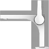 Keuco Mitigeur de lavabo Edition 11 51104010100 chromé sans garniture de vidage