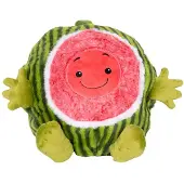 Noxxiez HW753 Watermelon - Oreiller chaud en peluche 3 en 1