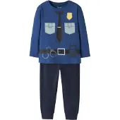 Name it Pyjama 'NMMRasiq' bleu / bleu clair / jaune / noir