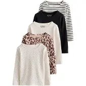 Next T-Shirt beige / marron / noir / blanc