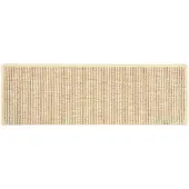 vidaXL Tapis d'escalier 15 pièces 65 x 21 x 4 cm Beige clair Bord rectangulaire