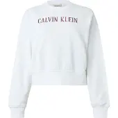 Calvin Klein Jeans Sweat-shirt rouge / blanc