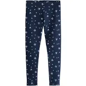Next Leggings bleu foncé / orange / rose clair / blanc