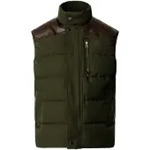 Hackett London pour homme. HM4000236 Gilet Country vert (L), Casuel, Coton