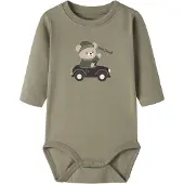 Name it Barboteuse / body 'NBMOSMAR' beige / olive / blanc