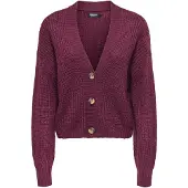 ONLY Cardigan 'CAROL' aubergine