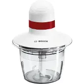 Bosch MMRP1000 hachoir électrique 0,8 L 400 W Rouge, Transparent, Blanc