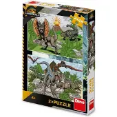 Dino Puzzle Jurassic World 2x48 dlks (48 pièces)