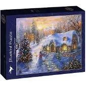 Bluebird Puzzle Puzzle Christmas Cottage - 1000 pièces
