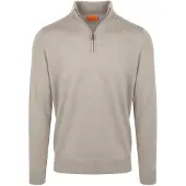 Suitable Pull Merino Half Zip Bright Taupe