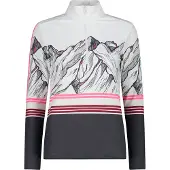 CMP Polaire softech demi-zip femme
