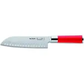 Friedr. Dick Couteau Santoku Alvéolé | Rouge | 180mm