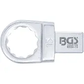 Bgs Clé annulaire 15 mm Empreinte 9 x 12 mm (15 mm)