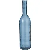 Mica Decorations Bouteille en verre « Rioja » - H 75 x Ø 18 cm - Bleu clair