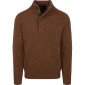 Barbour Sweater Mocker Laine Marron