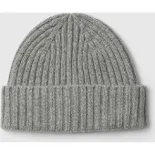 Selected Cachemire Bonnet Homme Gris ONE SIZE