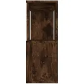 vidaXL Bibliothèque/Séparateur de pièce Chêne fumé 80x24x63 cm