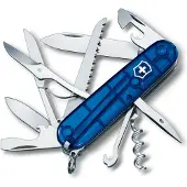 Victorinox Huntsman bleu transparent 1.3713.T2 couteau suisse