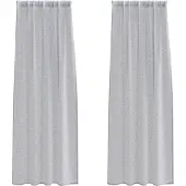 vidaXL Rideau en Voile 2 pcs Gris foncé 260 x 140 cm Polyester