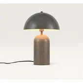 LUSENZ - Lampe de table Asteri 25W E14 Métal taupe IP20 intérieur