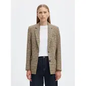 Selected Coupe Droite Blazer Femme Marron 38