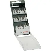 Bosch 2609255977 Kit Tournevis Embouts De Vissage + Porte-Embouts Universel Qualité Standard 25 Mm 16 Pièces