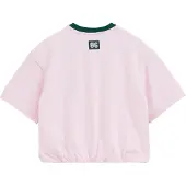 We fashion T-Shirt vert foncé / rose