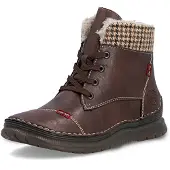 Rieker Bottines à lacets beige / marron / noir