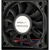 StarTech.com FAN7X15TX3 (70 mm, 1x), Ventilateur PC, Noir